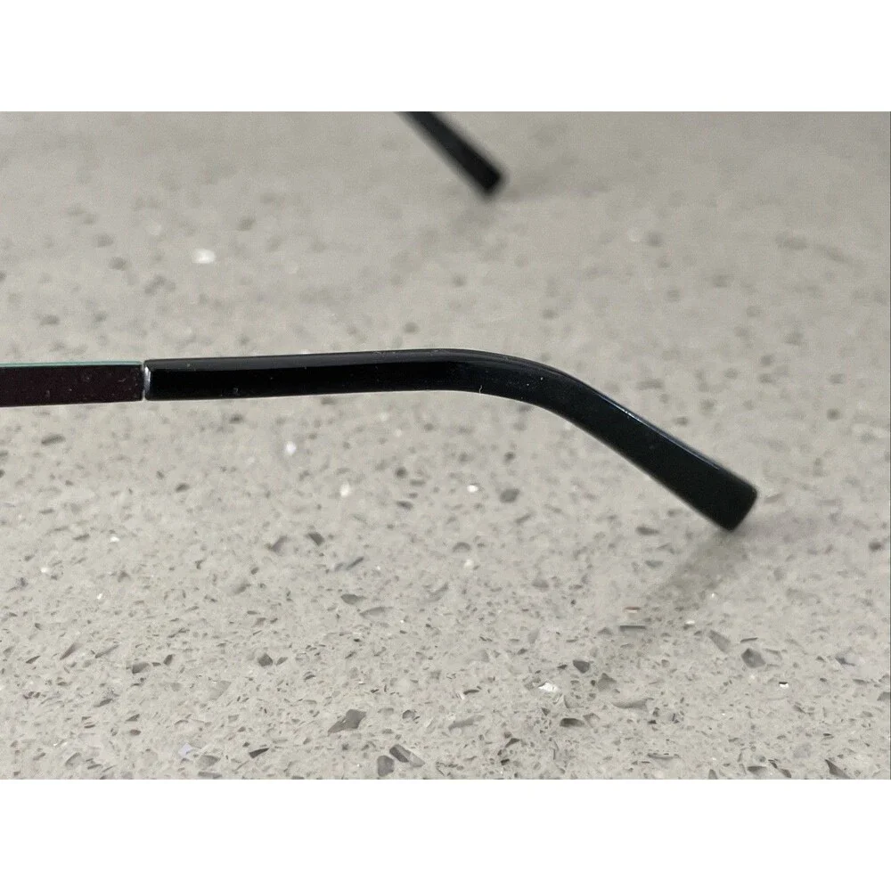 Eyebuydirect Pearl Brown 50-19-140 C1 Eyeglasses FRAMES ONLY half rim teal